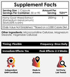 Nootropics Depot Horny Goat Weed Extract 50% Icariin packaging