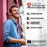 Nootropics Depot KSM-66 Ashwagandha Root Extract 130g side view