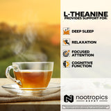 Nootropics Depot L-Theanine Capsules with tamper-evident band