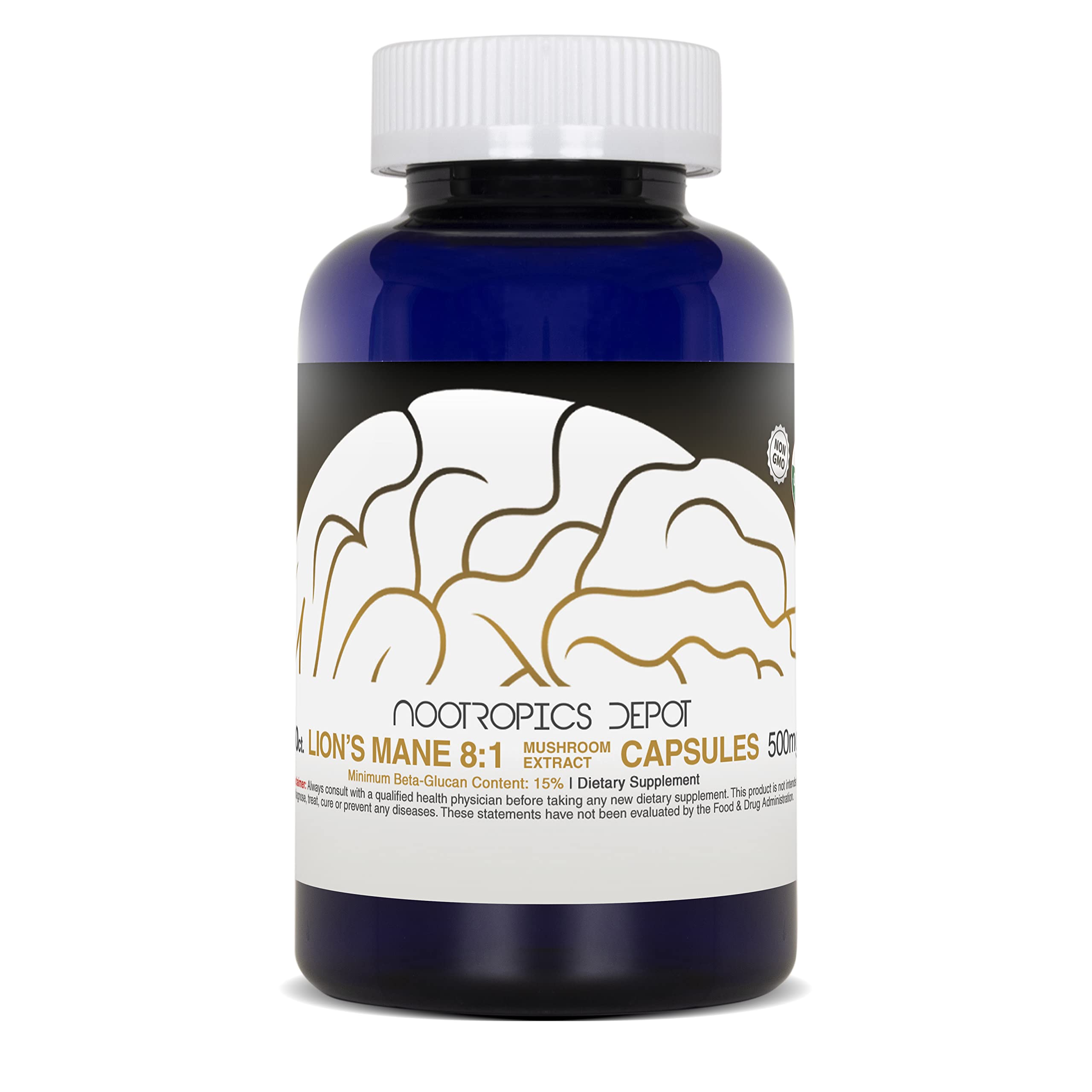 Nootropics Depot Lion's Mane Mushroom Supplement lab testing information