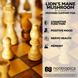 Nootropics Depot Lion's Mane Mushroom Supplement packaging