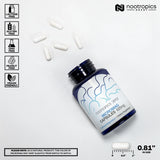 Nootropics Depot Magnesium Supplement 200mg side view