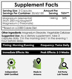 Nootropics Depot Magtein Magnesium L-Threonate 120g side view