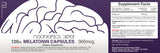 Nootropics Depot Melatonin Capsules 300mcg side view