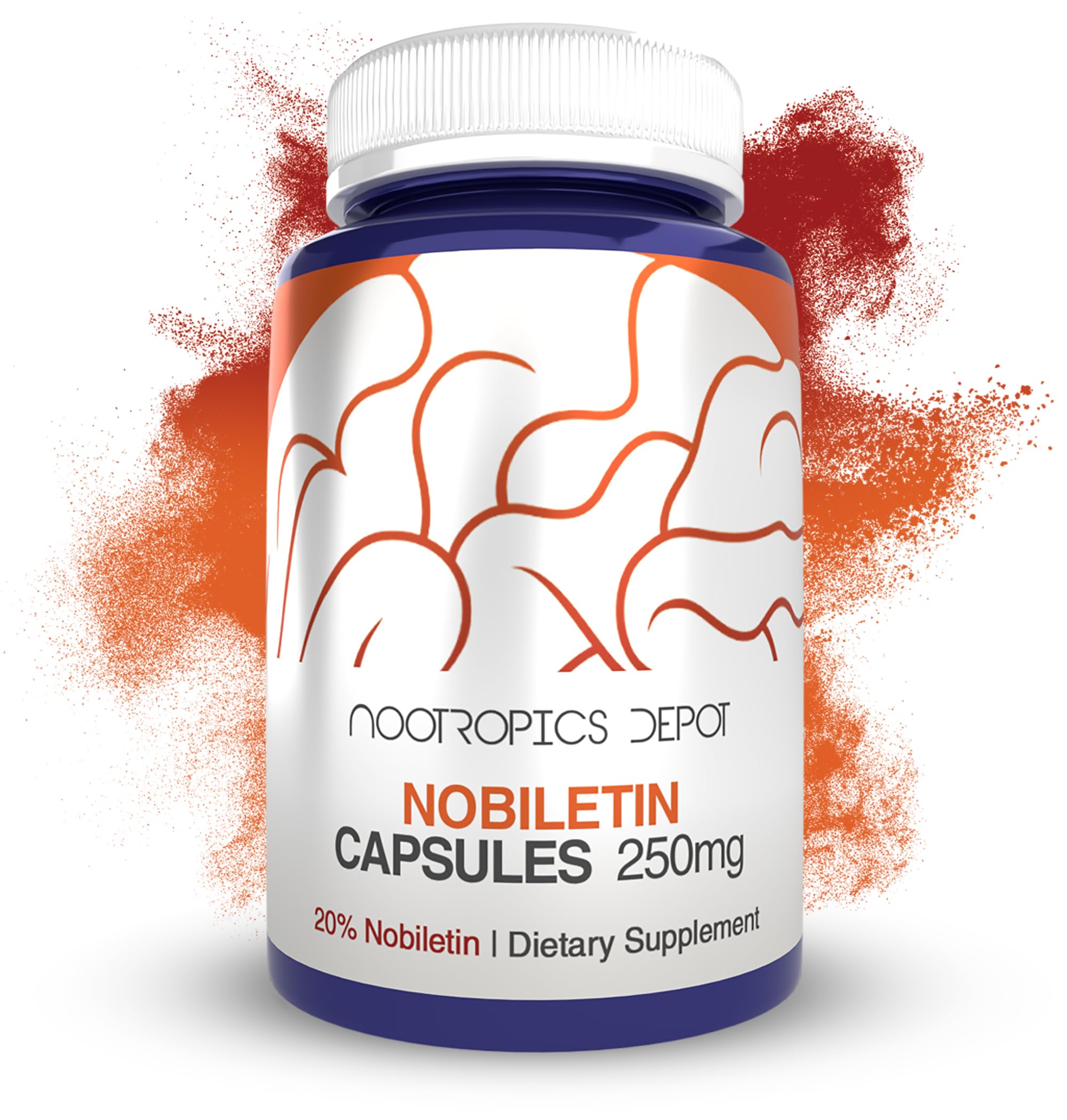 Nootropics Depot Nobiletin Capsules 30 Count front view