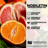 Nootropics Depot Nobiletin Capsules 30 Count with ingredients list