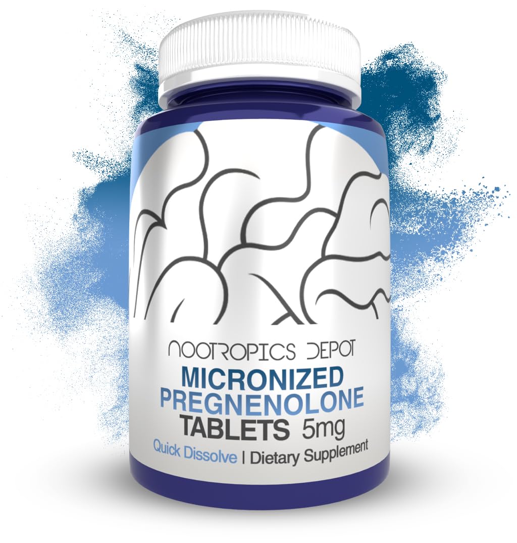 Nootropics Depot Pregnenolone Supplement 41g front view