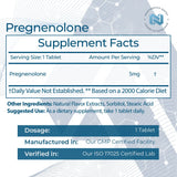 Nootropics Depot Pregnenolone Supplement 41g side view