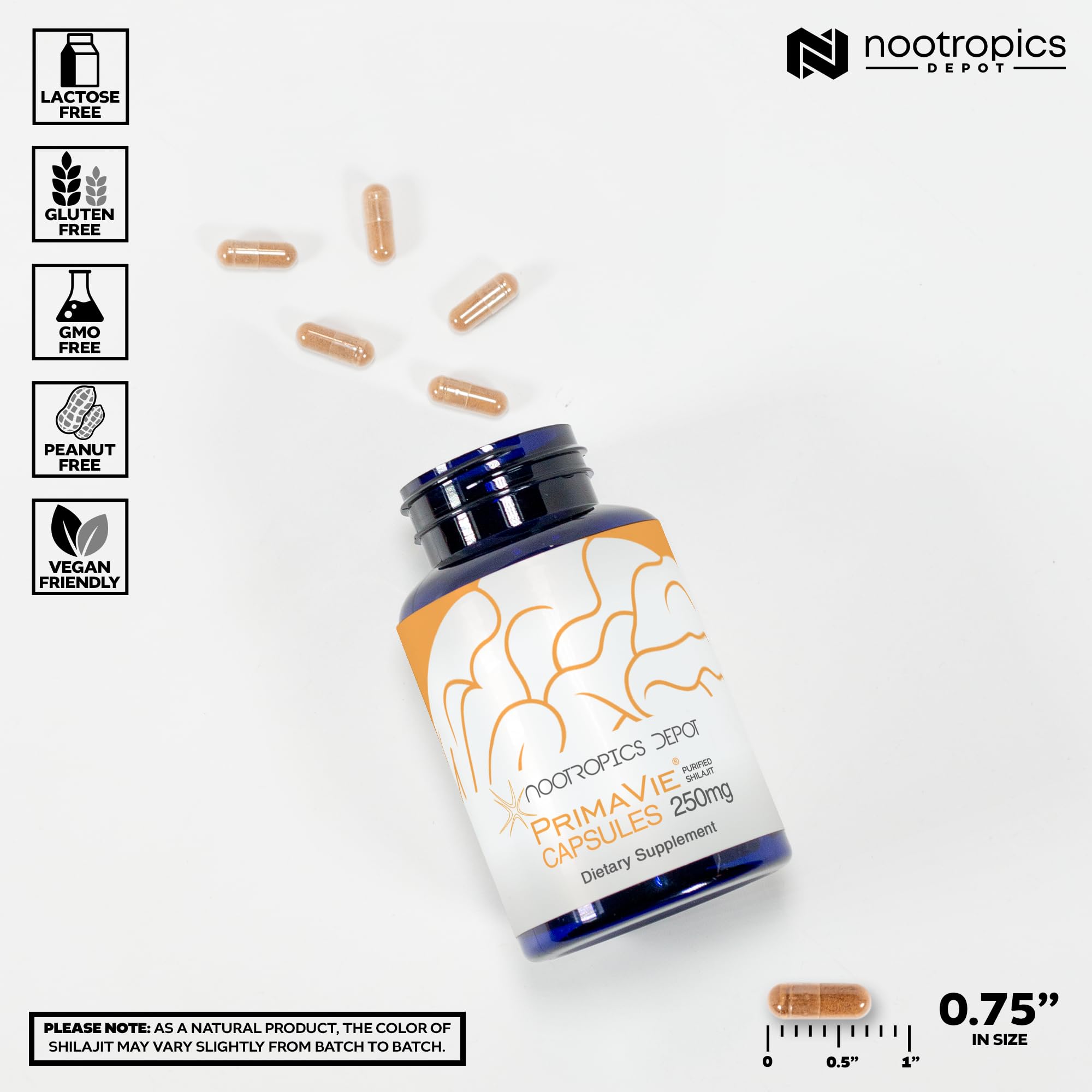 Nootropics Depot PrimaVie Shilajit 40g packaging