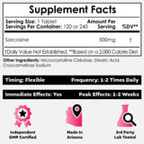 Nootropics Depot Sarcosine Tablets 500mg close-up of tablets