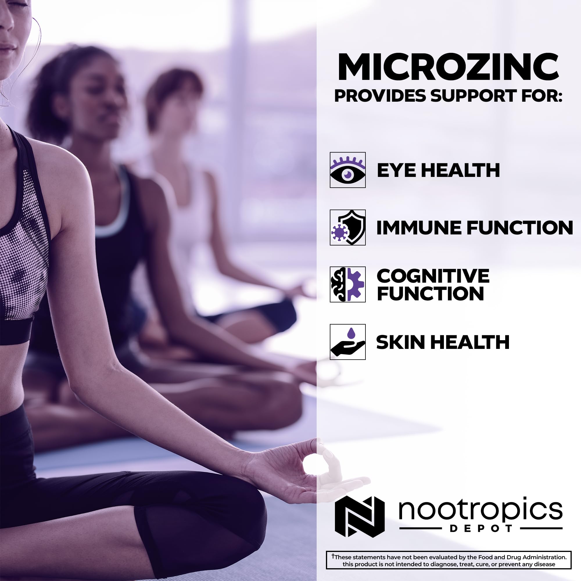Nootropics Depot Sucrosomial Zinc 32g capsule close-up