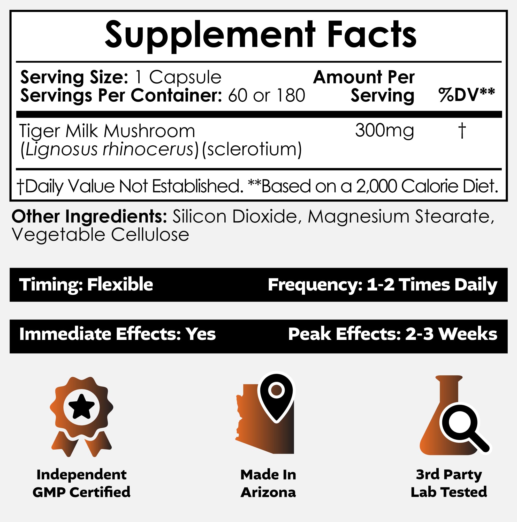 Nootropics Depot Tiger Milk Mushroom Sclerotium side view