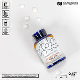 Nootropics Depot Vitamin D3 + K2 with Vitamin C Tablets bottle with label