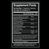 Nootrum Mushroom Supplement 82g capsules on a wooden surface