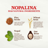 Nopalina capsules bottle with label showing ingredients