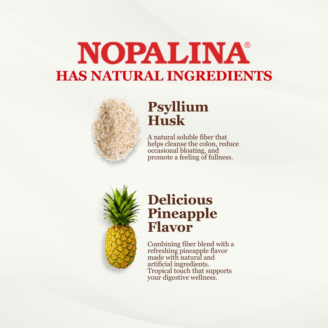 Nopalina Dietary Fibre Supplement 454g back view