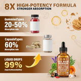 NOQONME Herbal Supplement 25-in-1 Liquid Drops dropper