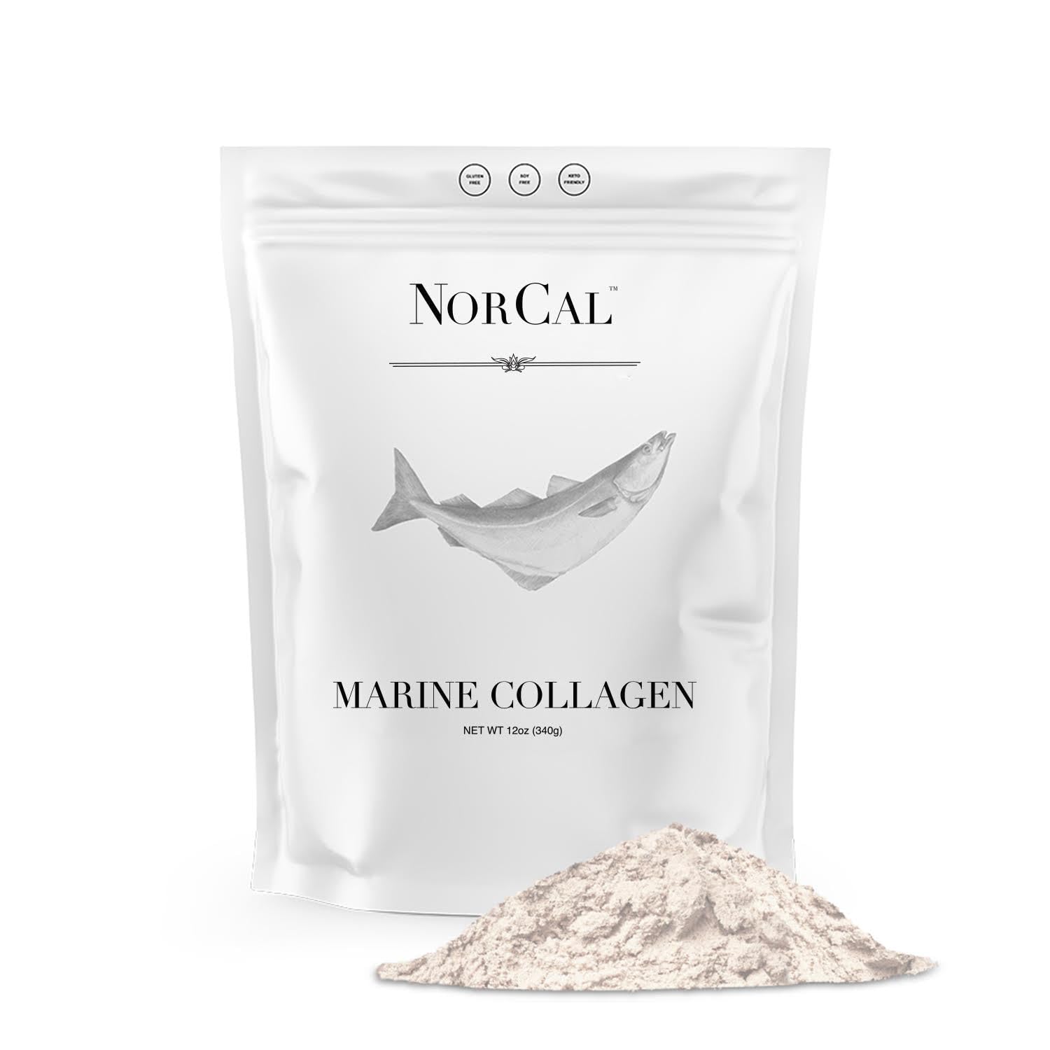 NorCal Organic Collagen Powder 358g front view