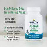 Nordic Naturals Algae DHA Supplement packaging side view