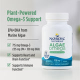 Nordic Naturals Algae Omega 120 Capsules with packaging