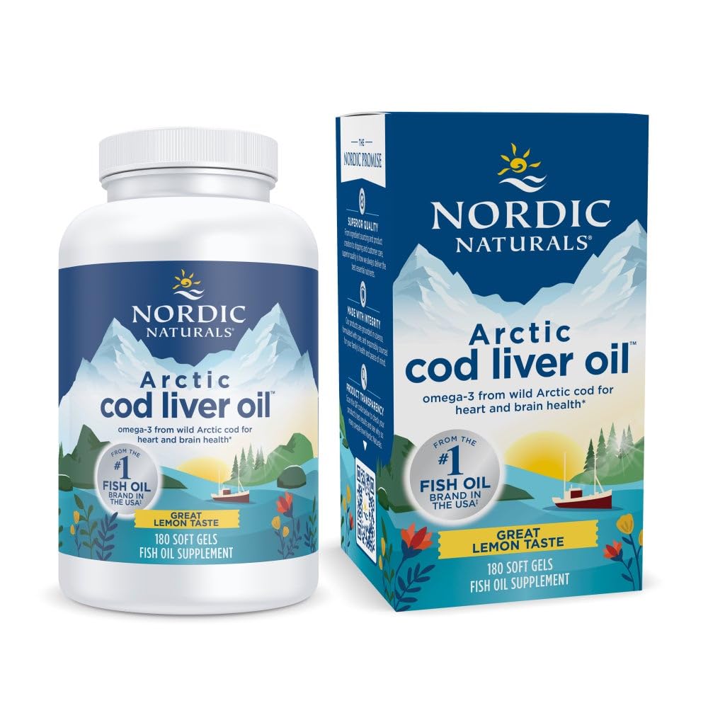 Nordic Naturals Arctic Cod Liver Oil 313g front view