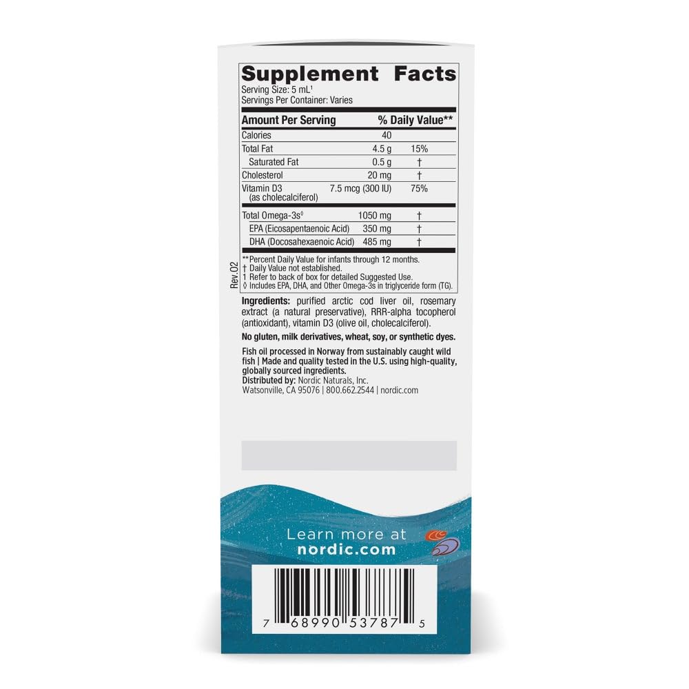 Nordic Naturals Baby’s DHA 50g bottle side view
