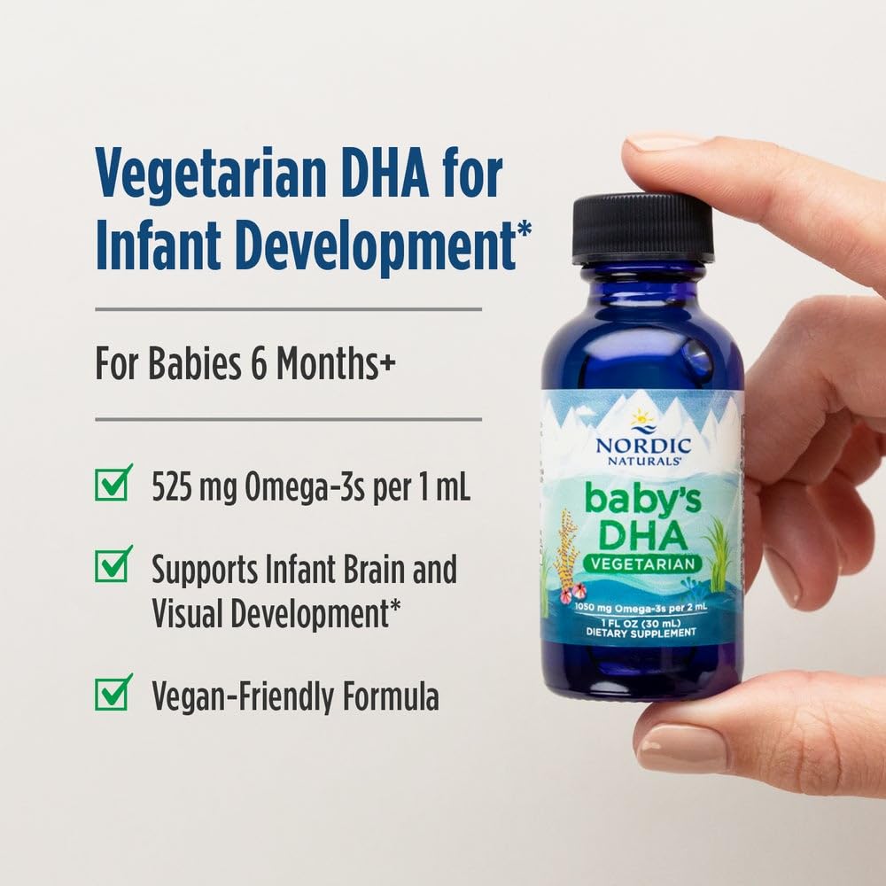 Nordic Naturals Baby’s DHA Vegetarian Omega-3 dropper