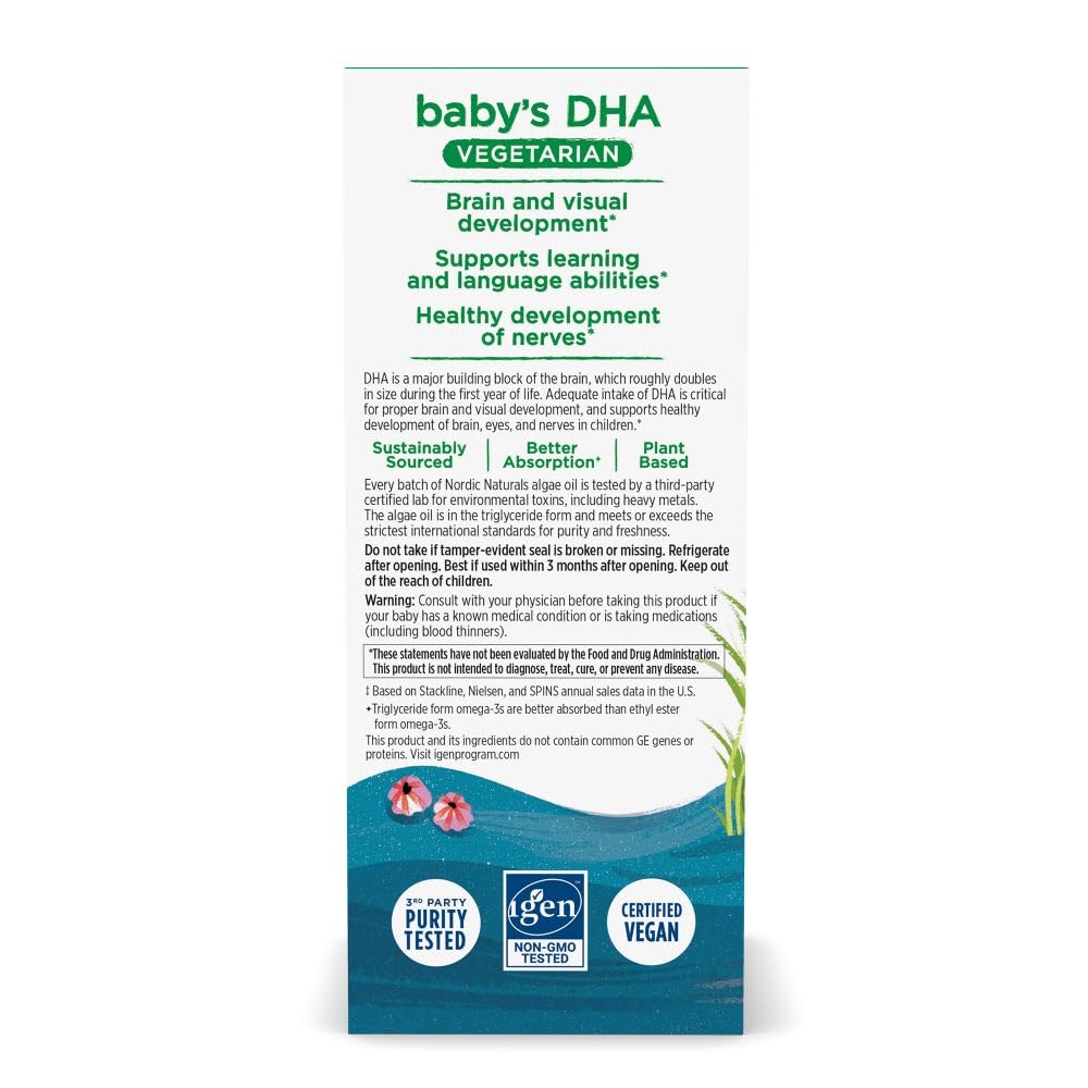 Nordic Naturals Baby’s DHA Vegetarian Omega-3 measured dropper