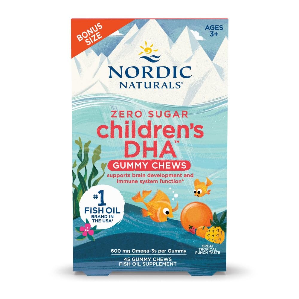 Nordic Naturals Children's DHA Gummies front view packaging