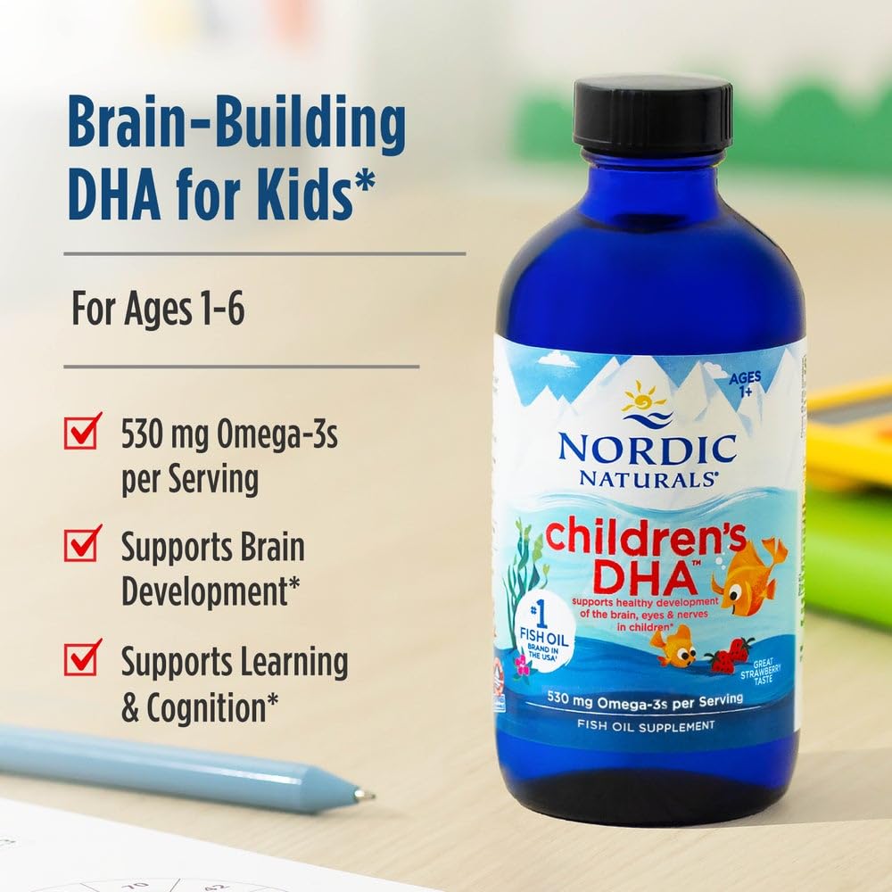 Nordic Naturals Children's DHA Liquid Fish Oil 712g back label