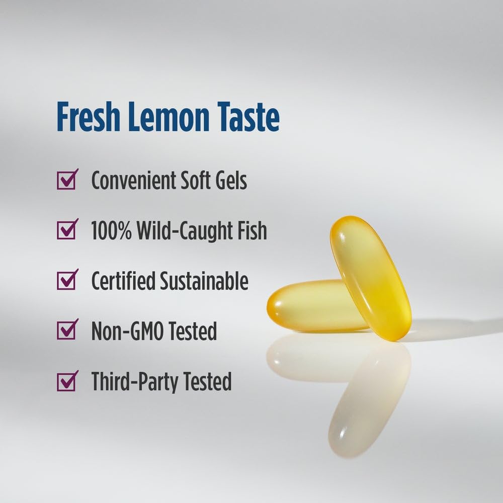 Nordic Naturals Complete Omega 3-6-9 Fish Oil lemon flavour