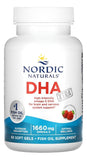Nordic Naturals DHA Xtra Omega-3 DHA 1000mg with a measuring spoon
