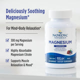 Nordic Naturals Magnesium Gummies side view highlighting gummy texture
