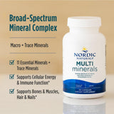 Nordic Naturals Multi Minerals side view of packaging