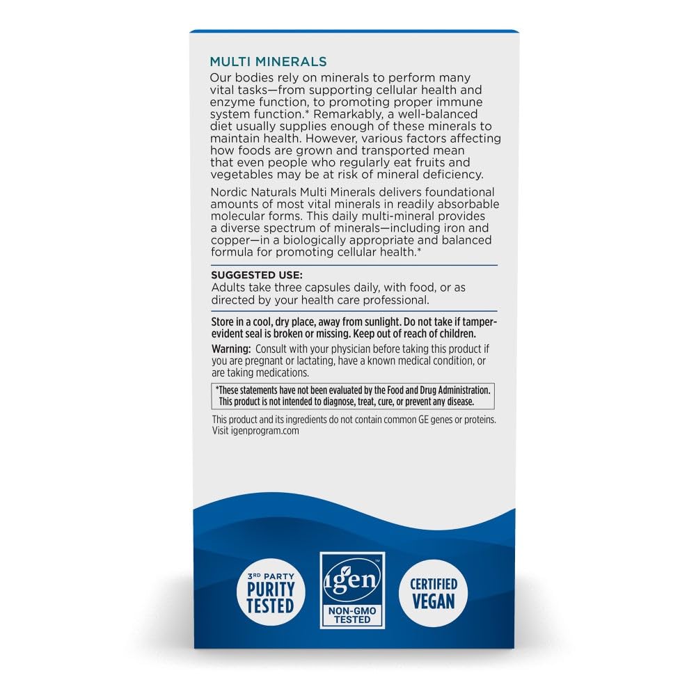 Nordic Naturals Multi Minerals with measuring spoon