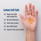 Nordic Naturals Omega-3 Fish Oil Soft Gels side view