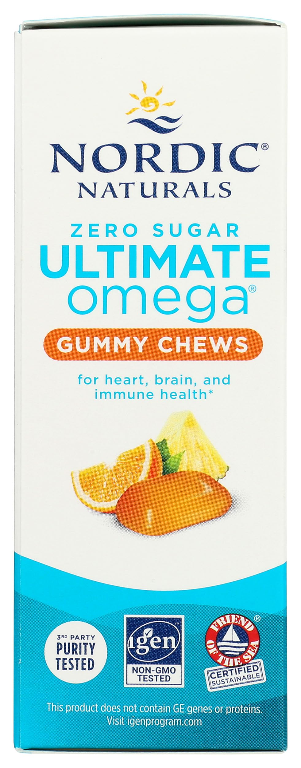Nordic Naturals Omega-3 Gummy Chews nutritional information