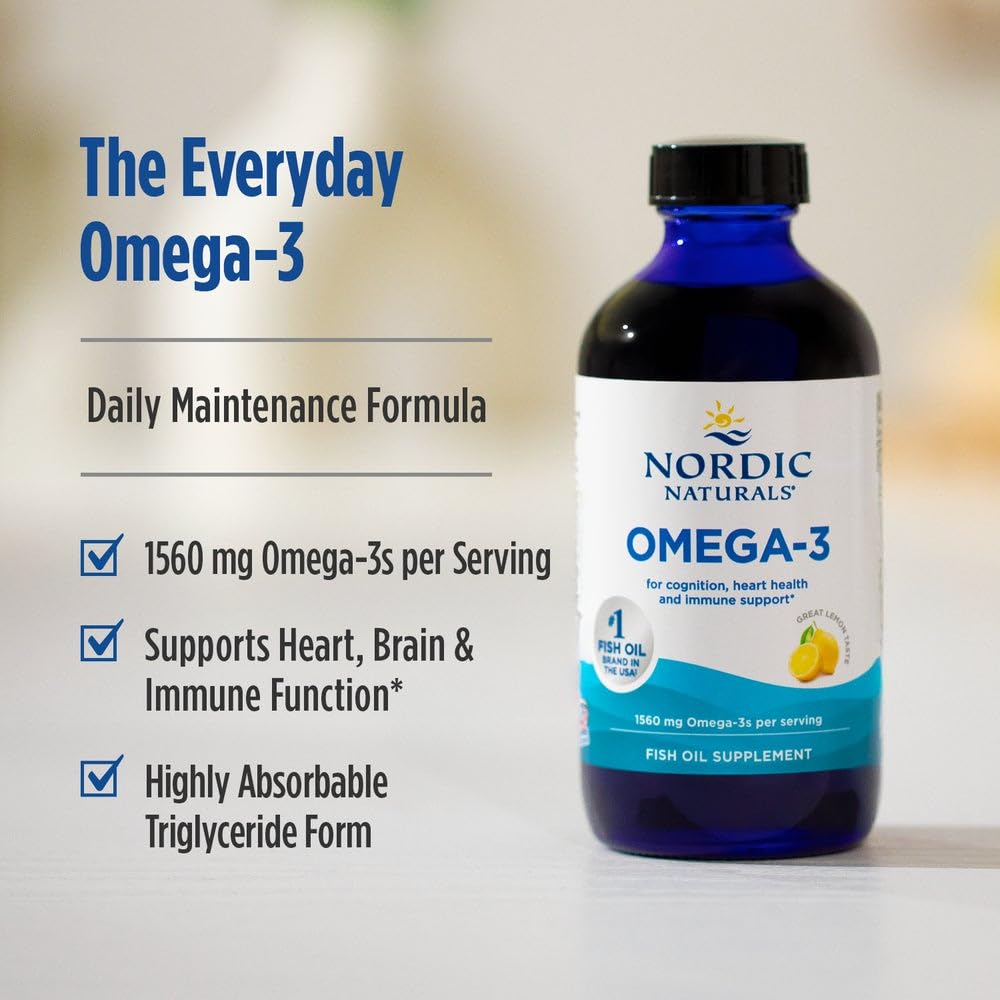Nordic Naturals Omega-3 Liquid Fish Oil nutritional information