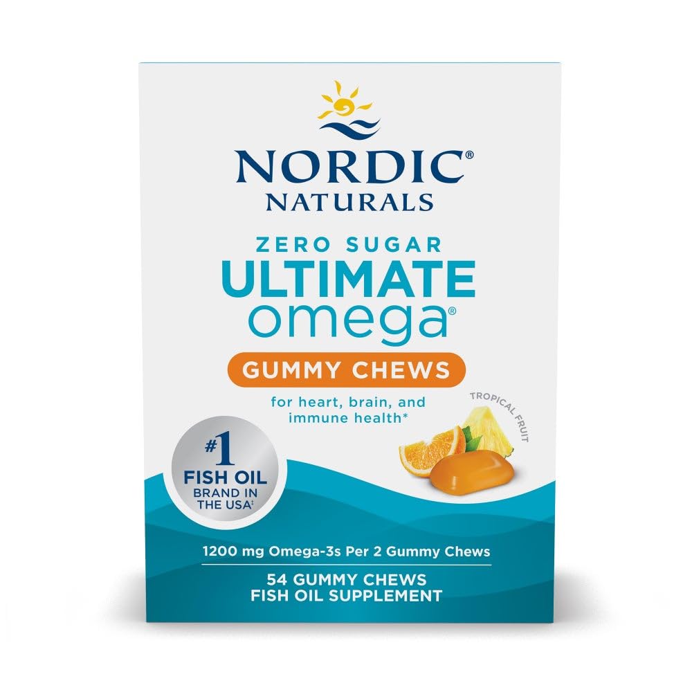 Nordic Naturals Omega-3 Zero-Sugar Gummy Chews front view