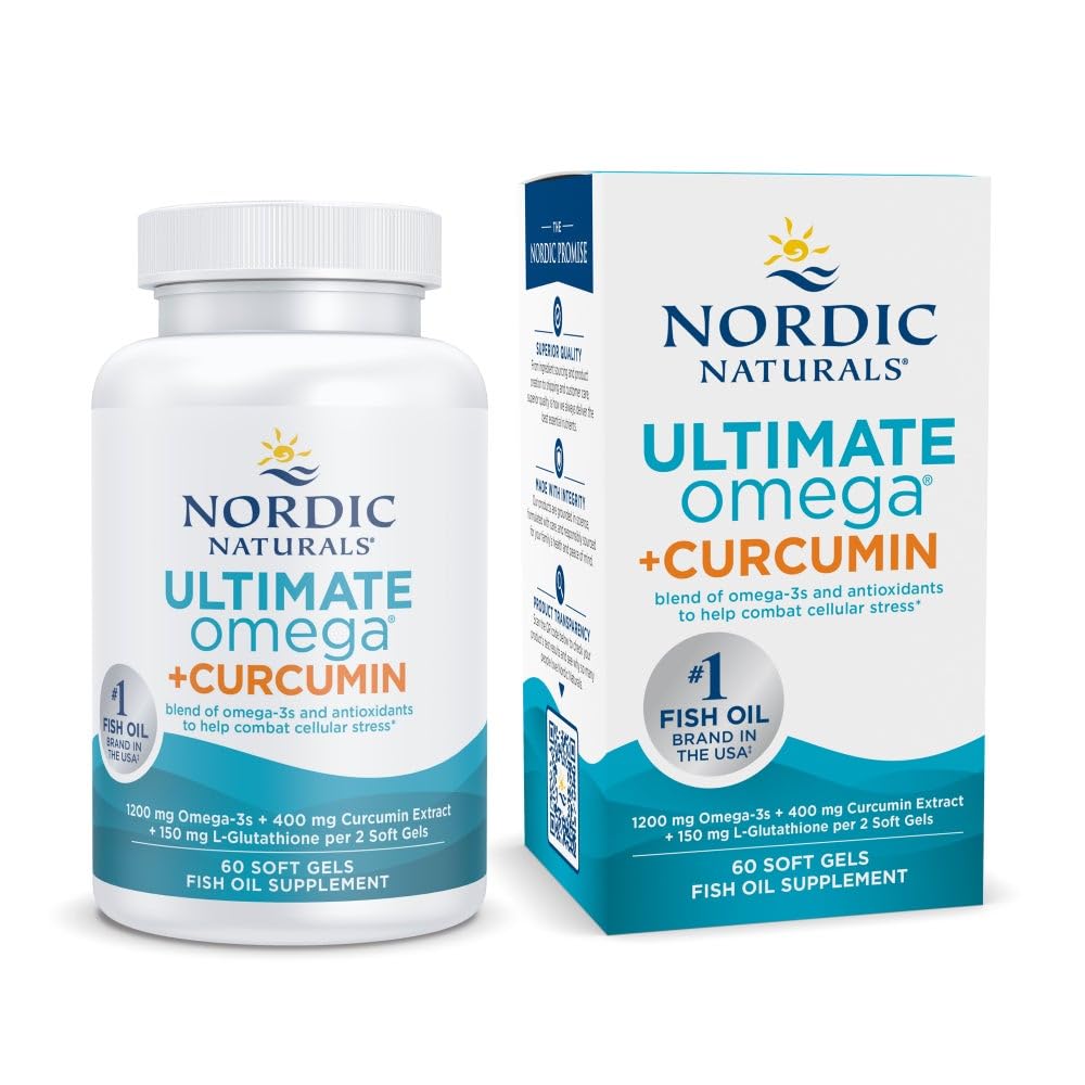 Nordic Naturals Omega Curcumin 159g front view of packaging