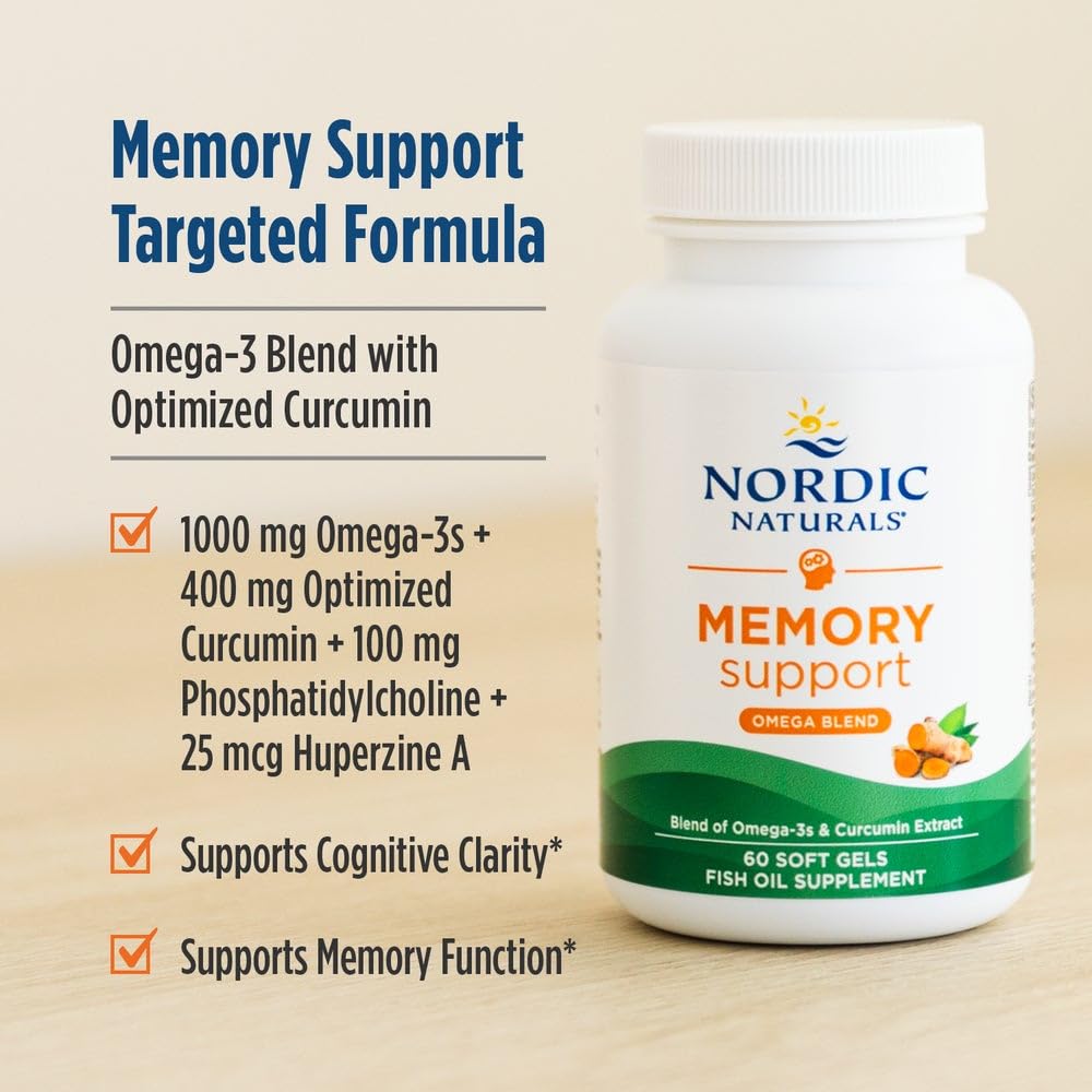 Nordic Naturals Omega Memory with Curcumin side view of packaging