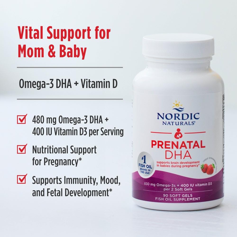 Nordic Naturals Prenatal DHA 118g capsules close-up