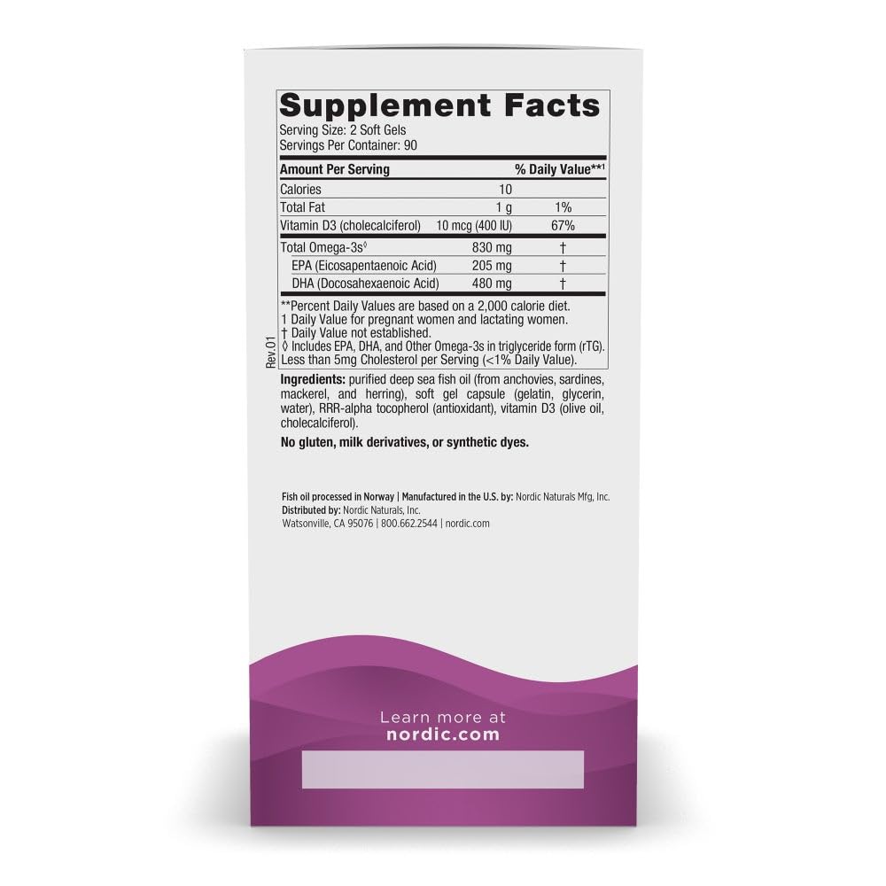 Nordic Naturals Prenatal DHA 50g packaging
