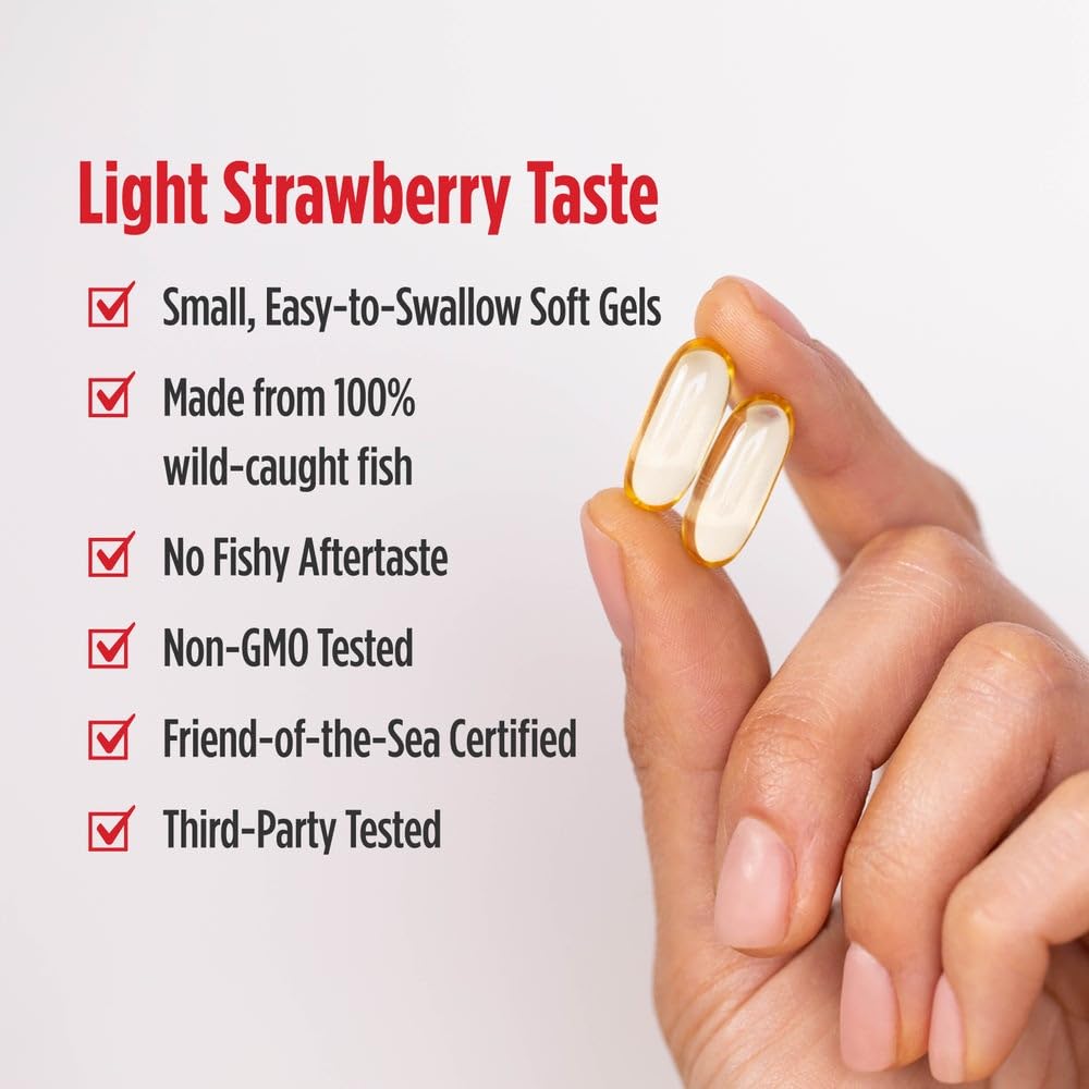Nordic Naturals Prenatal DHA strawberry flavour capsules