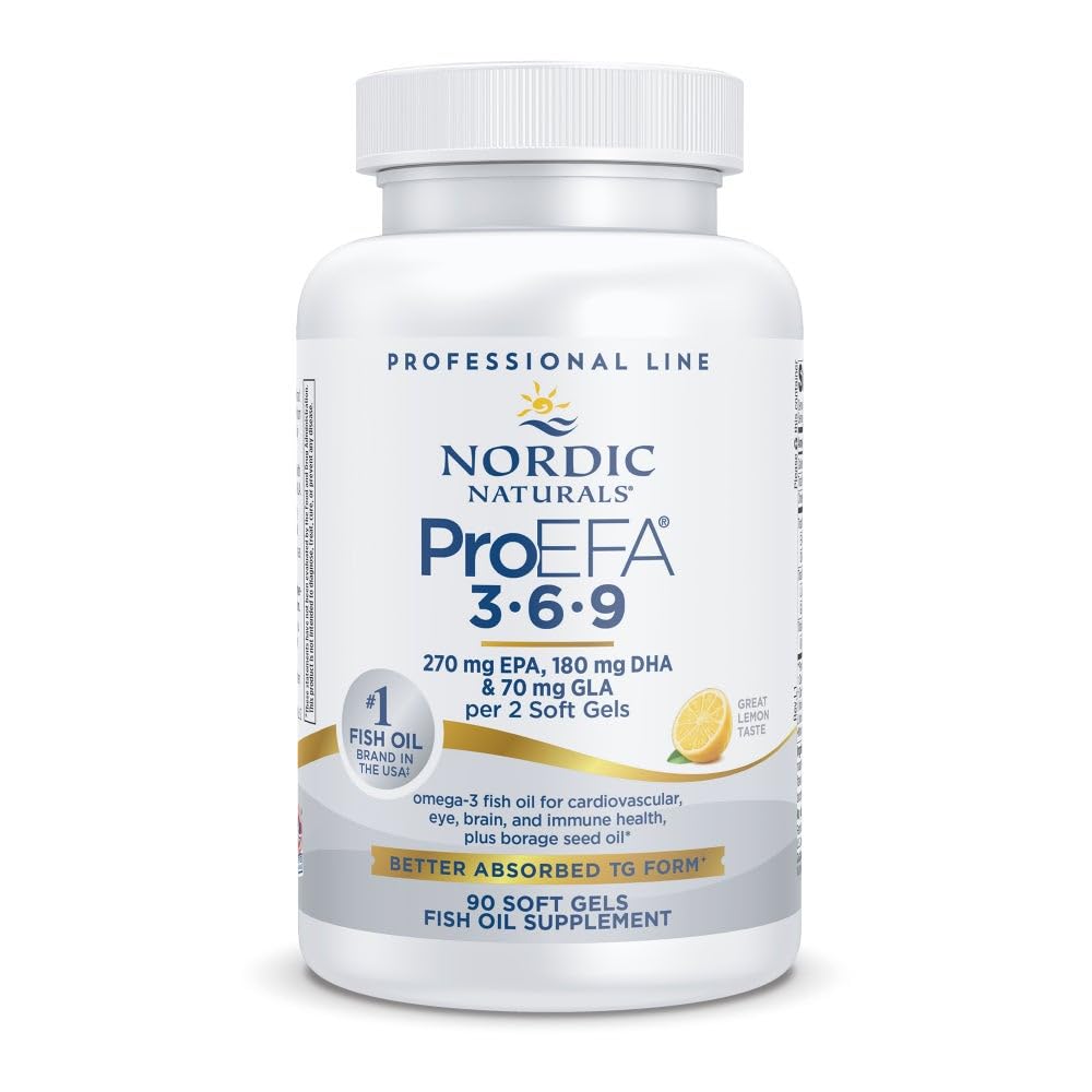 Nordic Naturals ProEFA 3-6-9 Omega-3 Supplement front view