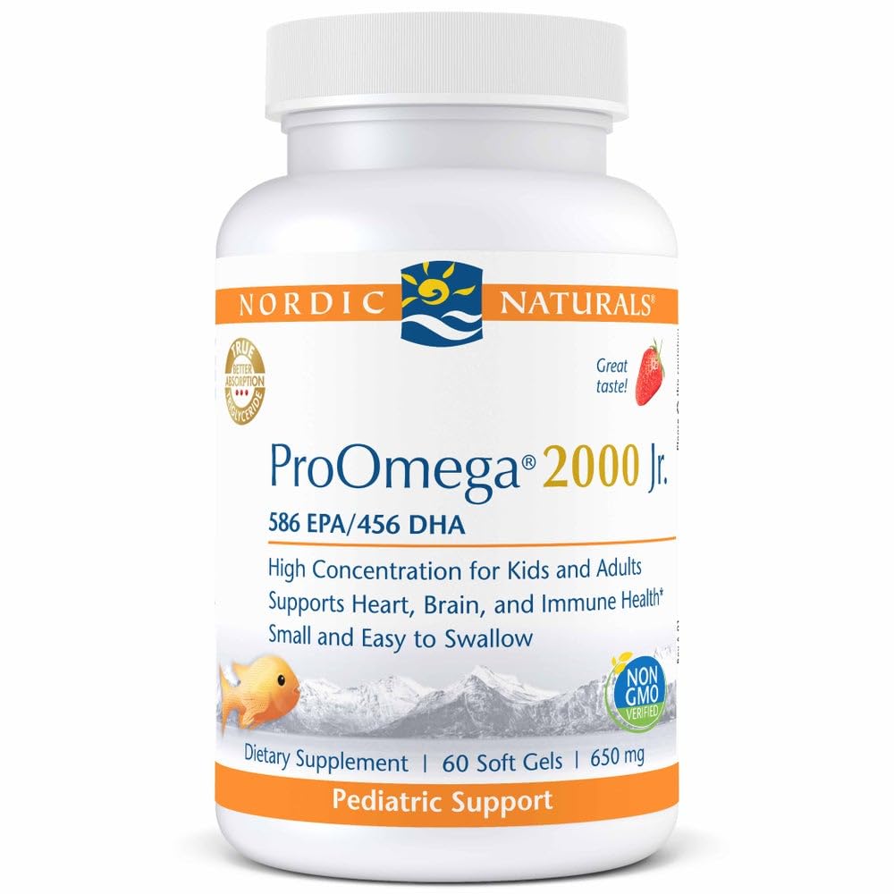 Nordic Naturals ProOmega 2000 Jr. Omega-3 Fish Oil front view