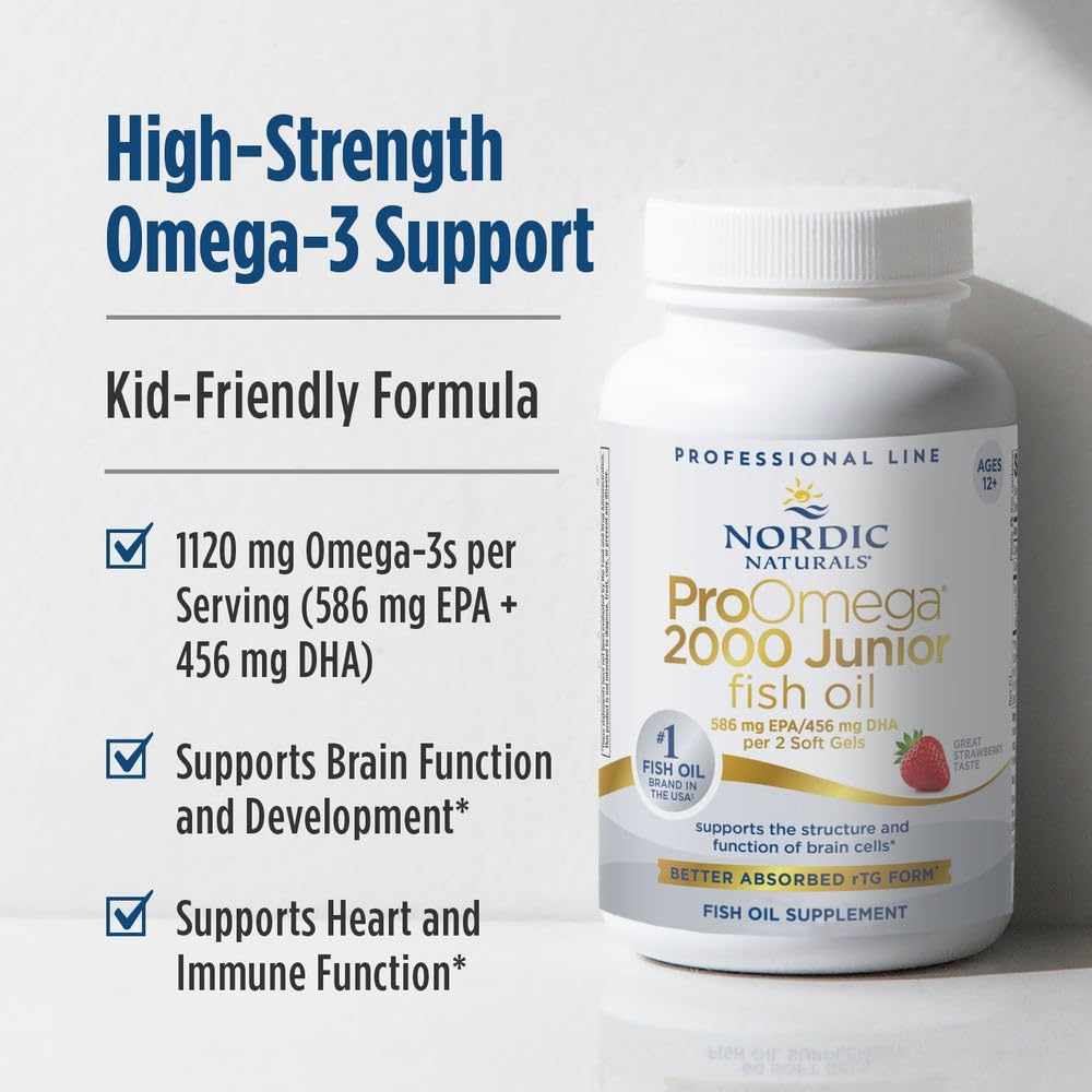 Nordic Naturals ProOmega 2000 Jr. Omega-3 Fish Oil packaging