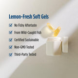 Nordic Naturals ProOmega Fish Oil Soft Gels with lemon