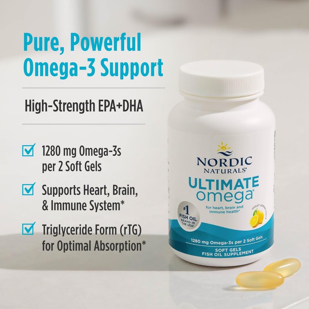 Nordic Naturals Ultimate Omega 164g softgel ingredients list