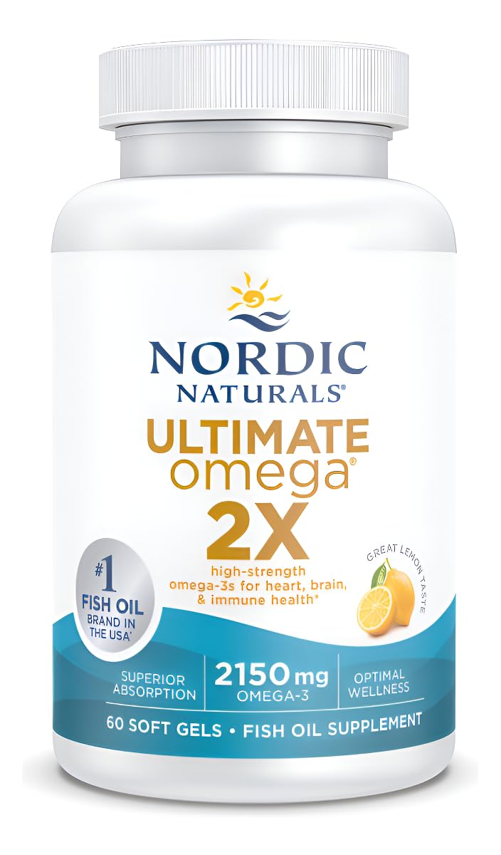 Nordic Naturals Ultimate Omega 2X Fish Oil Soft Gels close-up